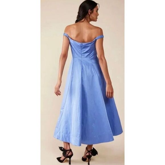 Free People Women's Alinda Dress in Blue Iris Sz 6 NWT - Picture 2 of 10